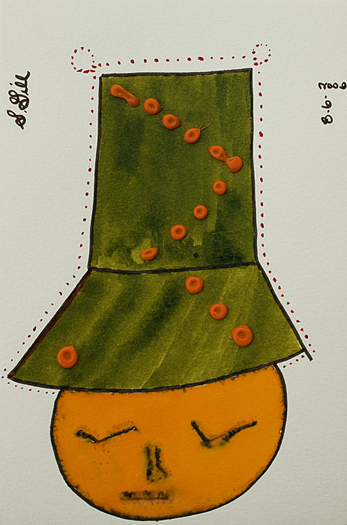 pumpkin country boy portrait