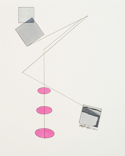 shades of gray, pink,