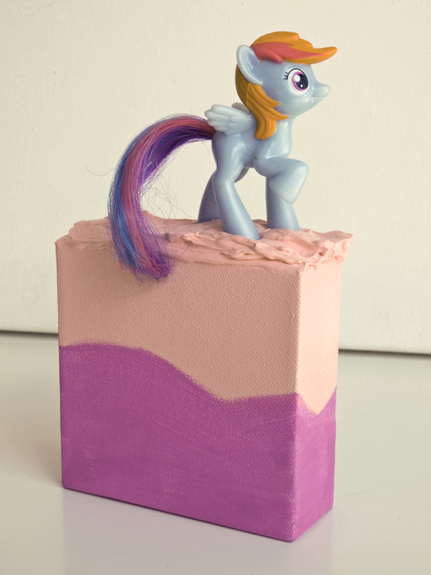 baby, pegasus, mixed media, art,