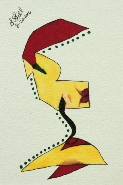 face/swan,. 2006