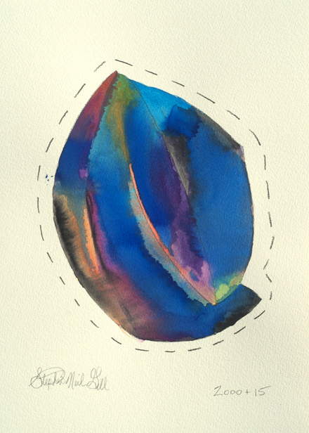 watercolor painting, face, acorn,