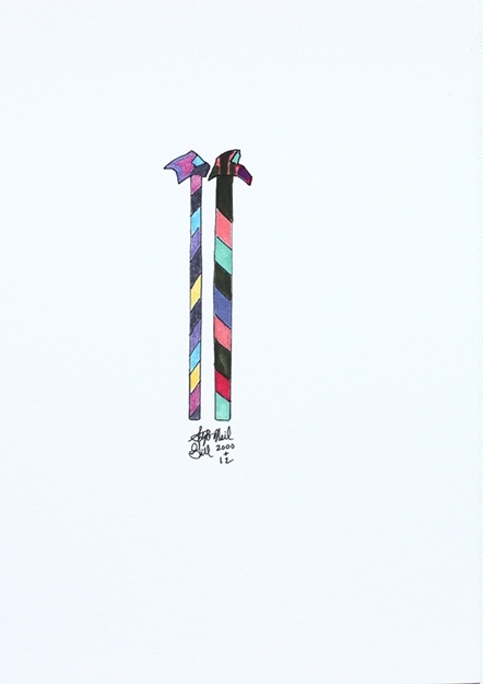 barber shop pole, totem