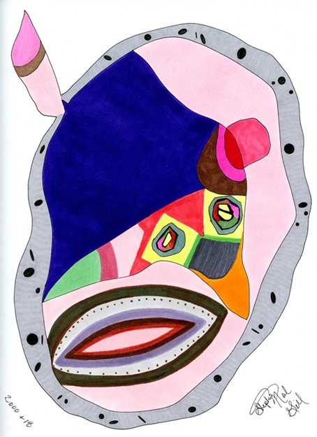 hundertwasser, karel appel, cobra, Style,