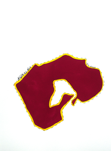 ellsworth kelly, red, stephen neil gill, mid century modern,