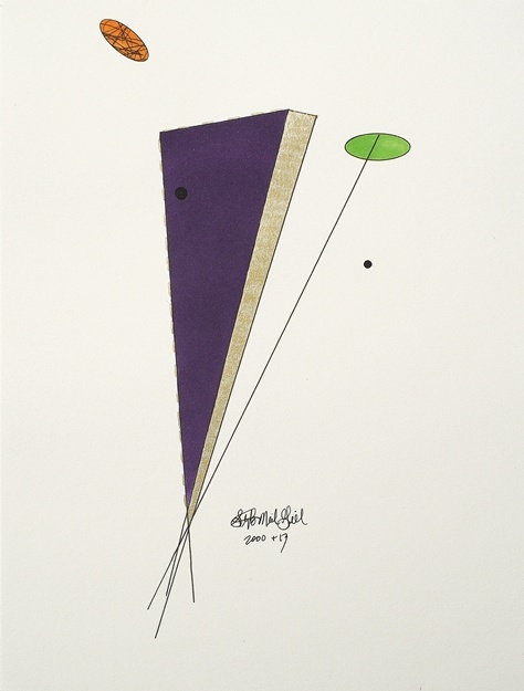 triangle, geometry, concept, cubism