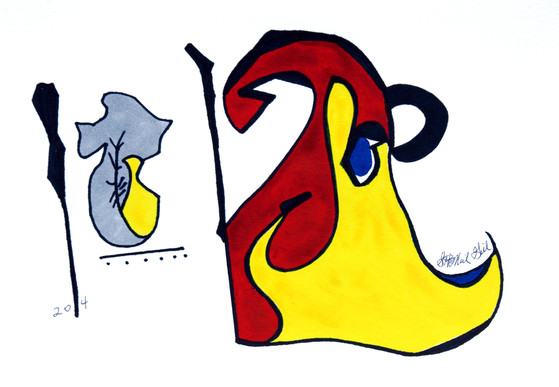 picasso, whisper, secret, cane,