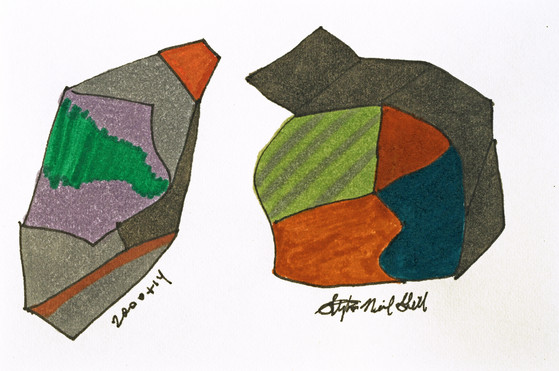 faces, primitive,