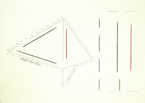 kinetic art, geometric, triangles,