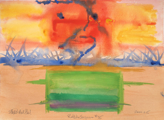 bluegrass, rectangle, icon, watercolor,