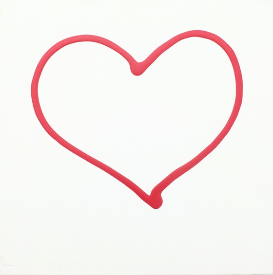 one, line, heart,