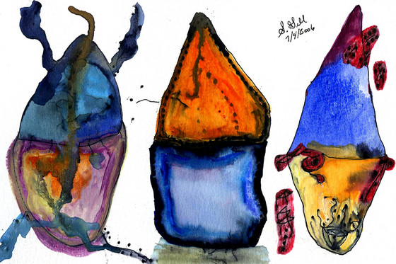 three faces